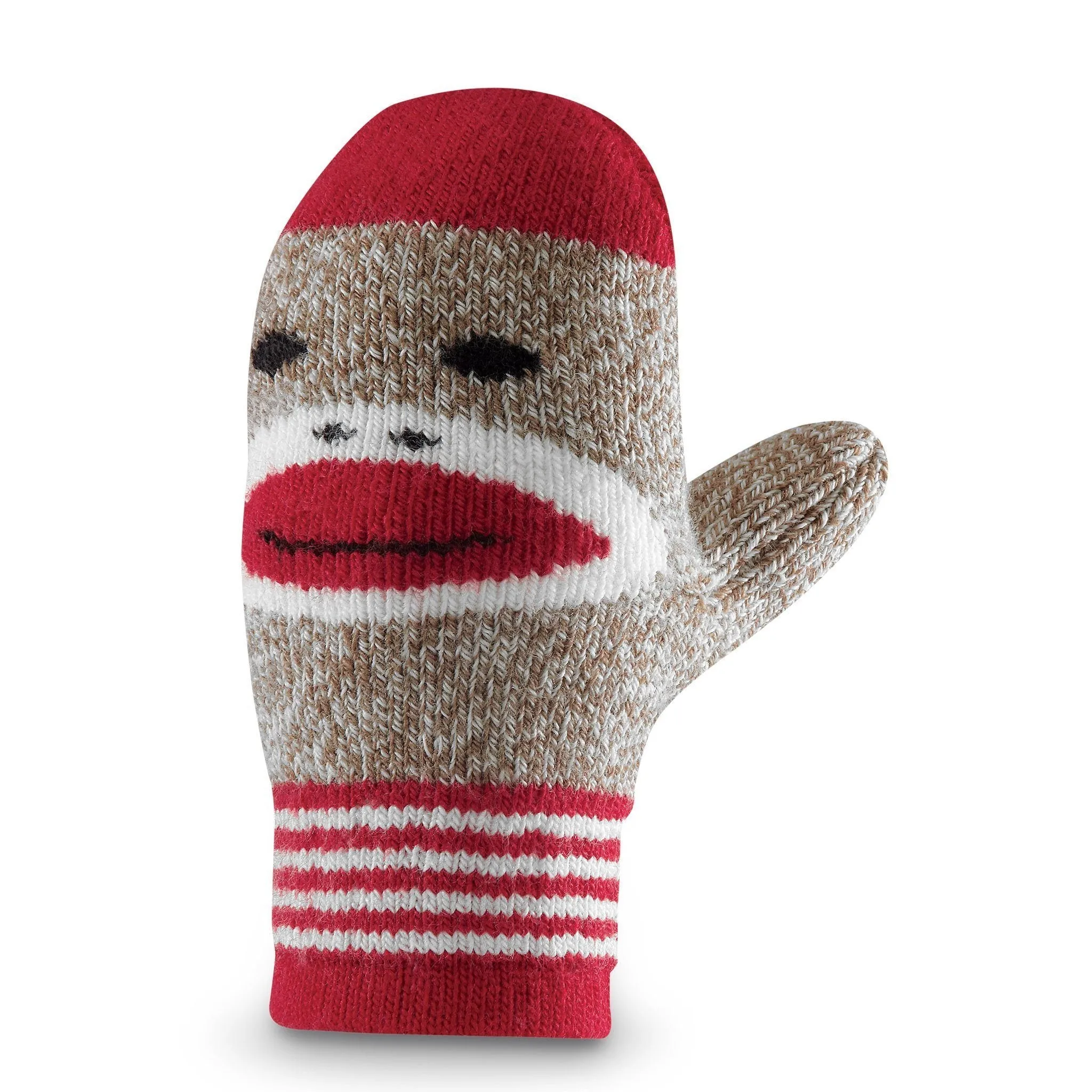 Kid's Monkey Medium Weight Mittens