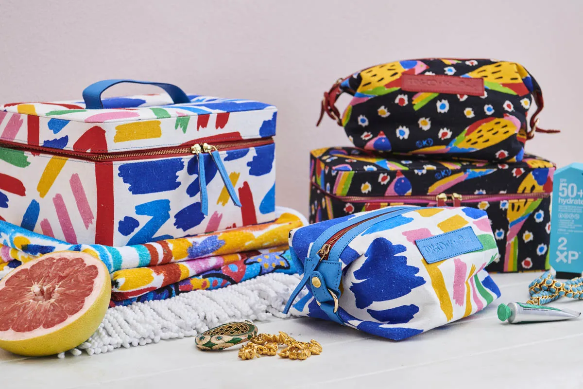 Kip & Co X Ken Done | Parrot Party Toiletry Bag