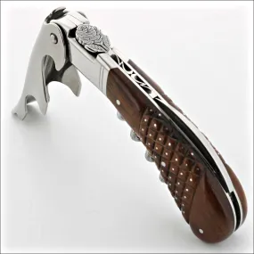 Laguiole Magnum Corkscrew Deco Rose - Desert Ironwood