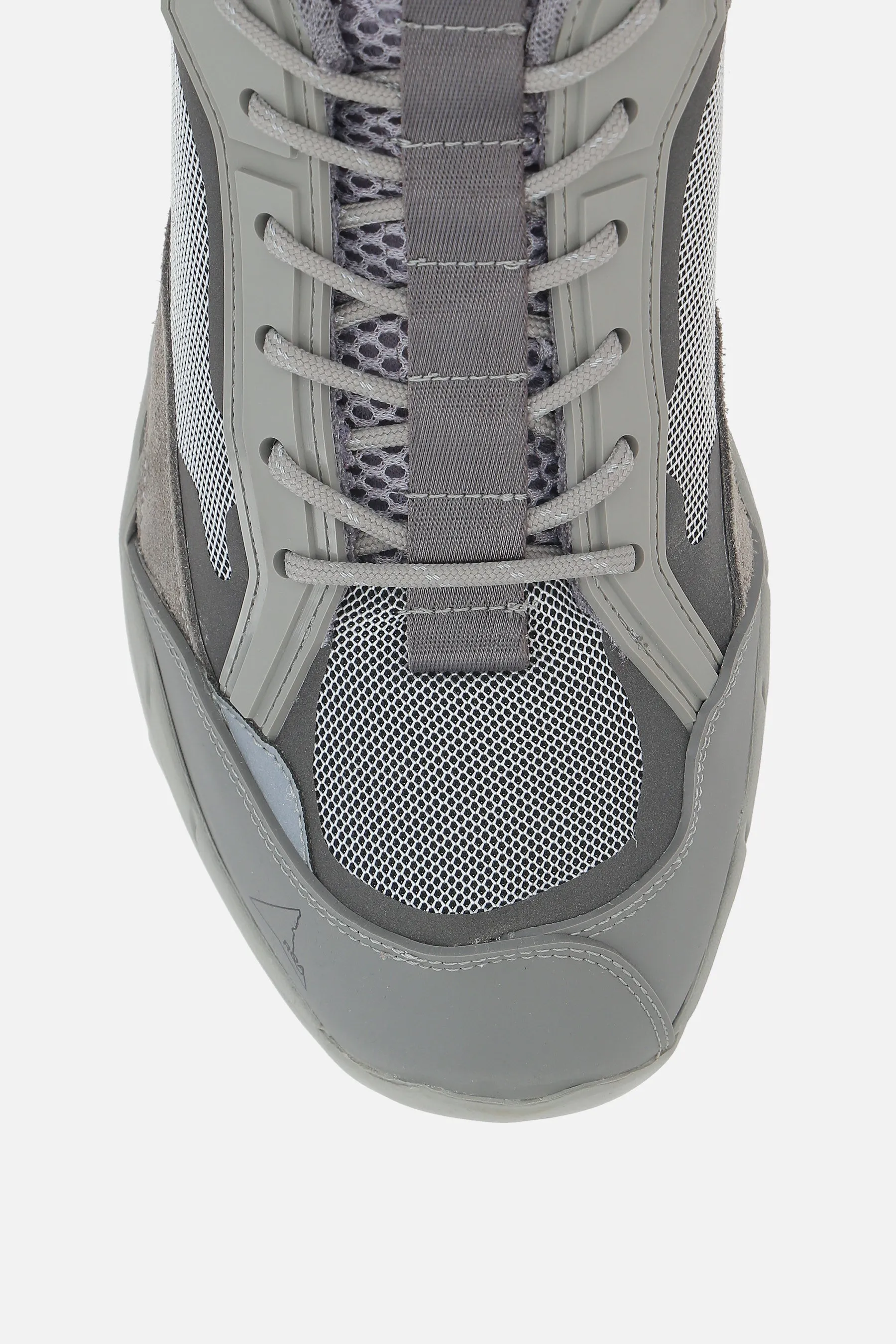 Lhakpa mesh, rubber and suede sneakers