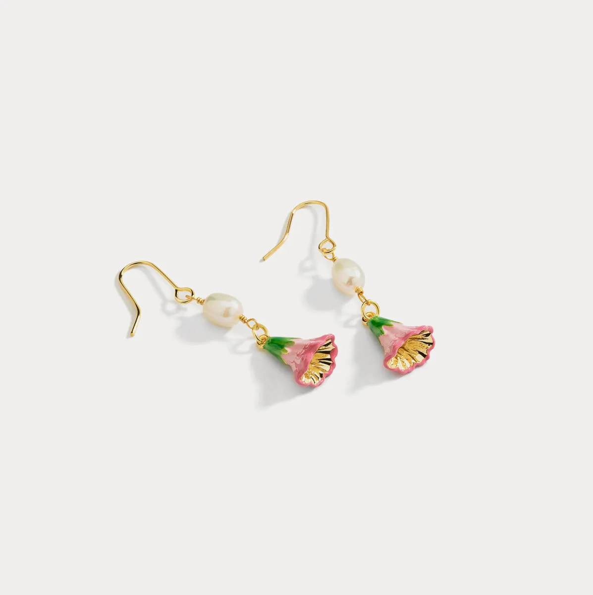 Lily Of The Valley Pearl Earrings