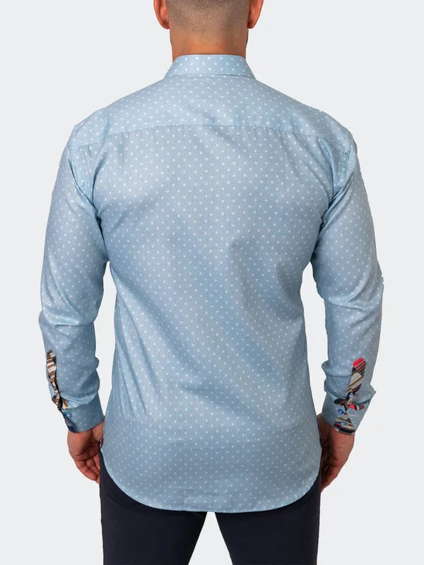 Maceoo Shirt | Einstein Comet Blue