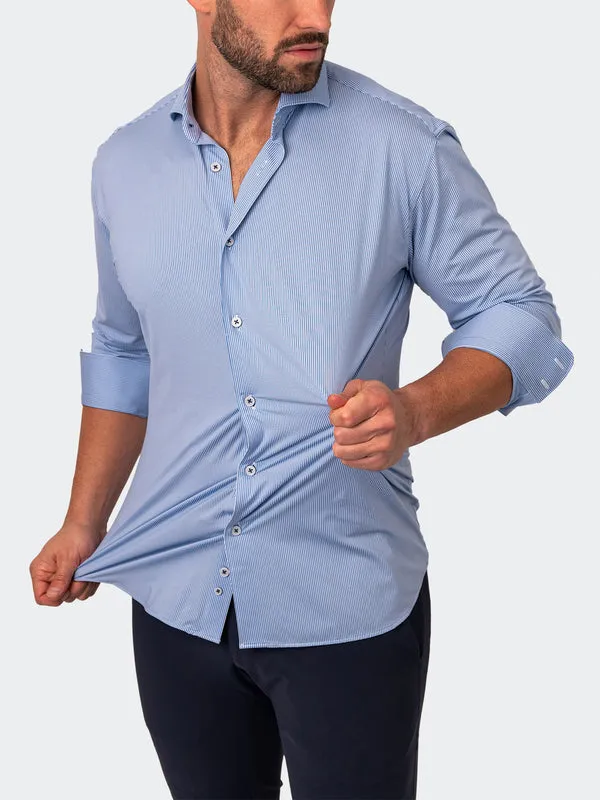 Maceoo Stretch Shirt | Einstein ClassicStretch Blue