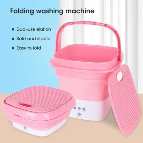 Mini Folding Washing Machine For Clothes With Bucket Washing EJ-80022