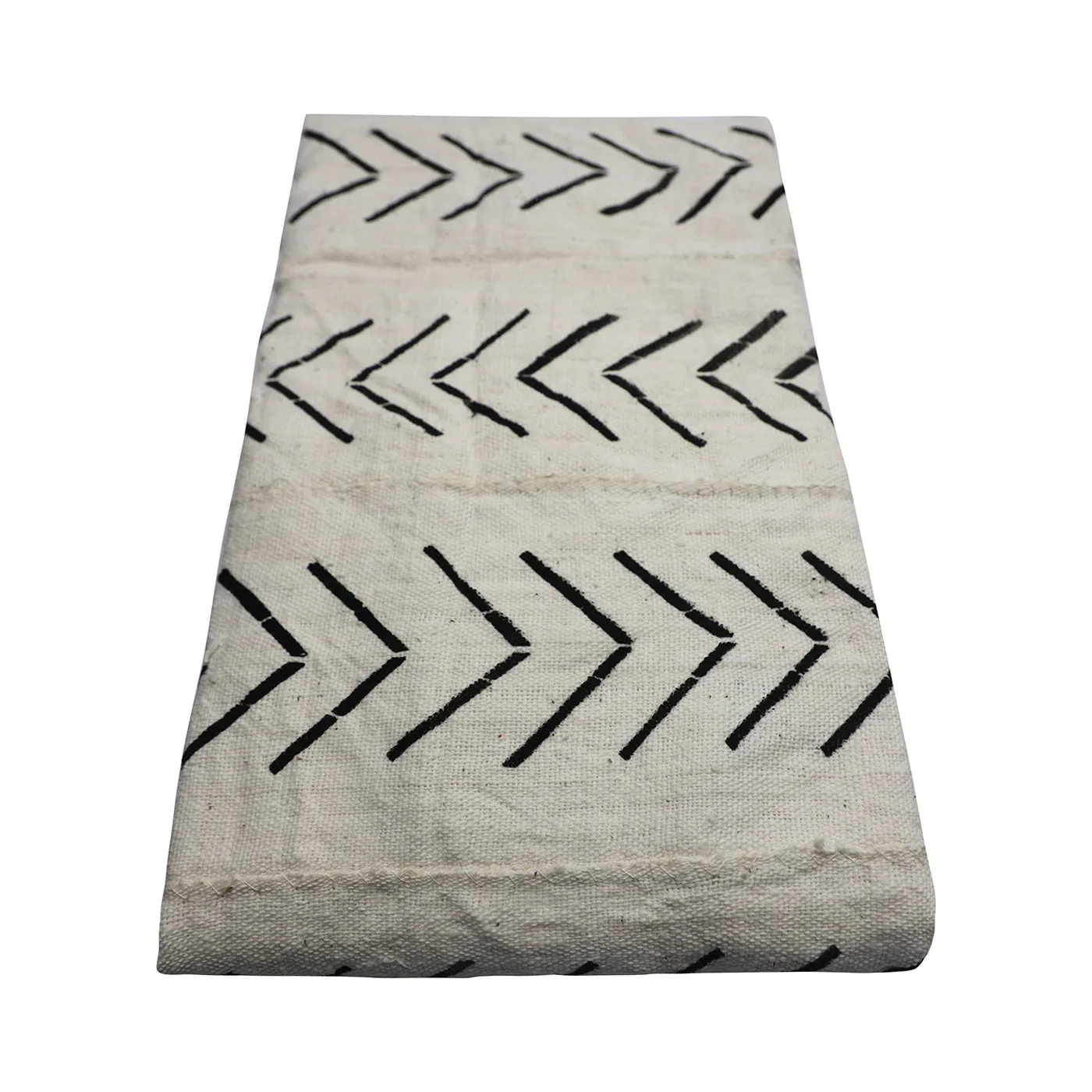 Mud Cloth Textile | White