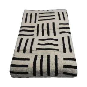 Mud Cloth Textile | White