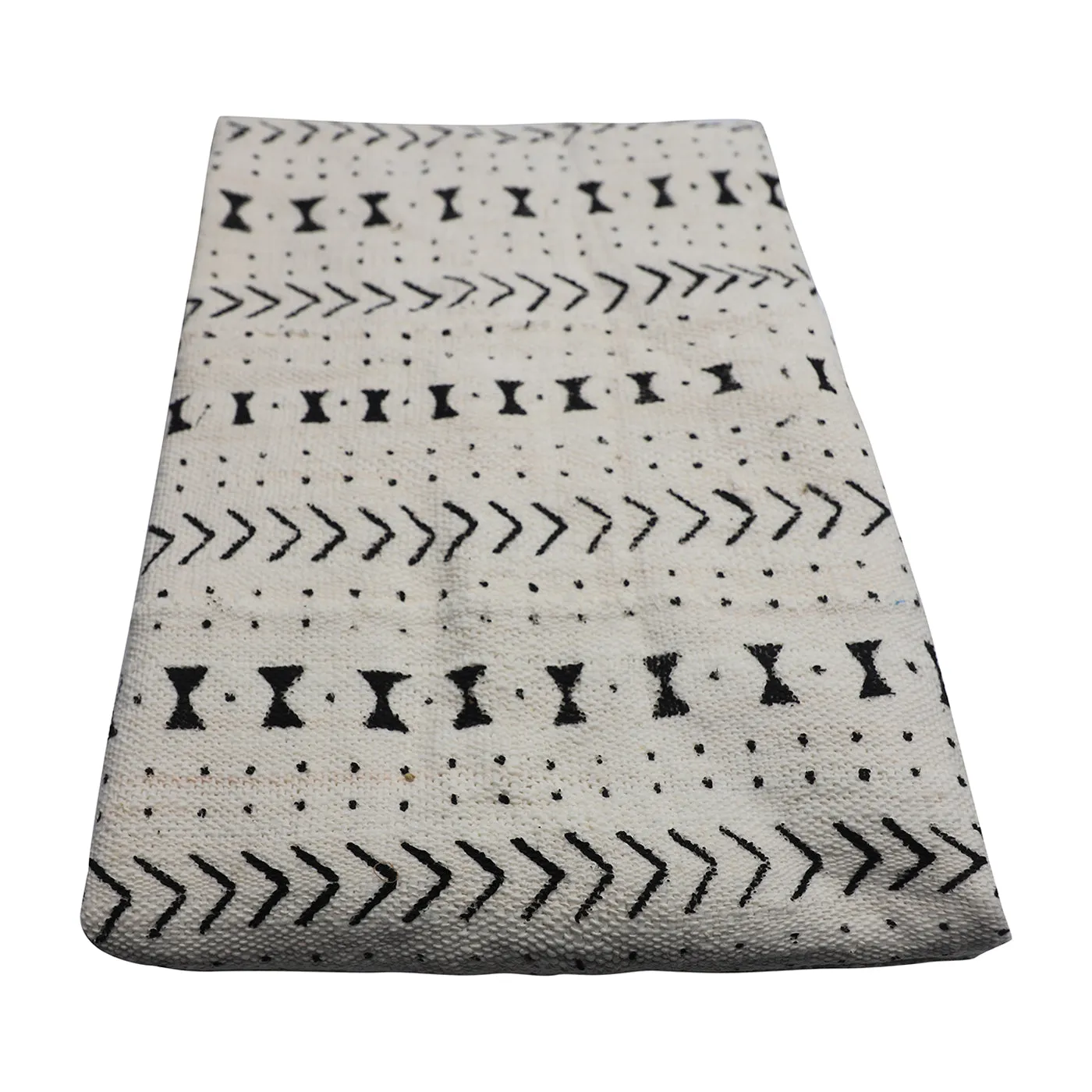 Mud Cloth Textile | White