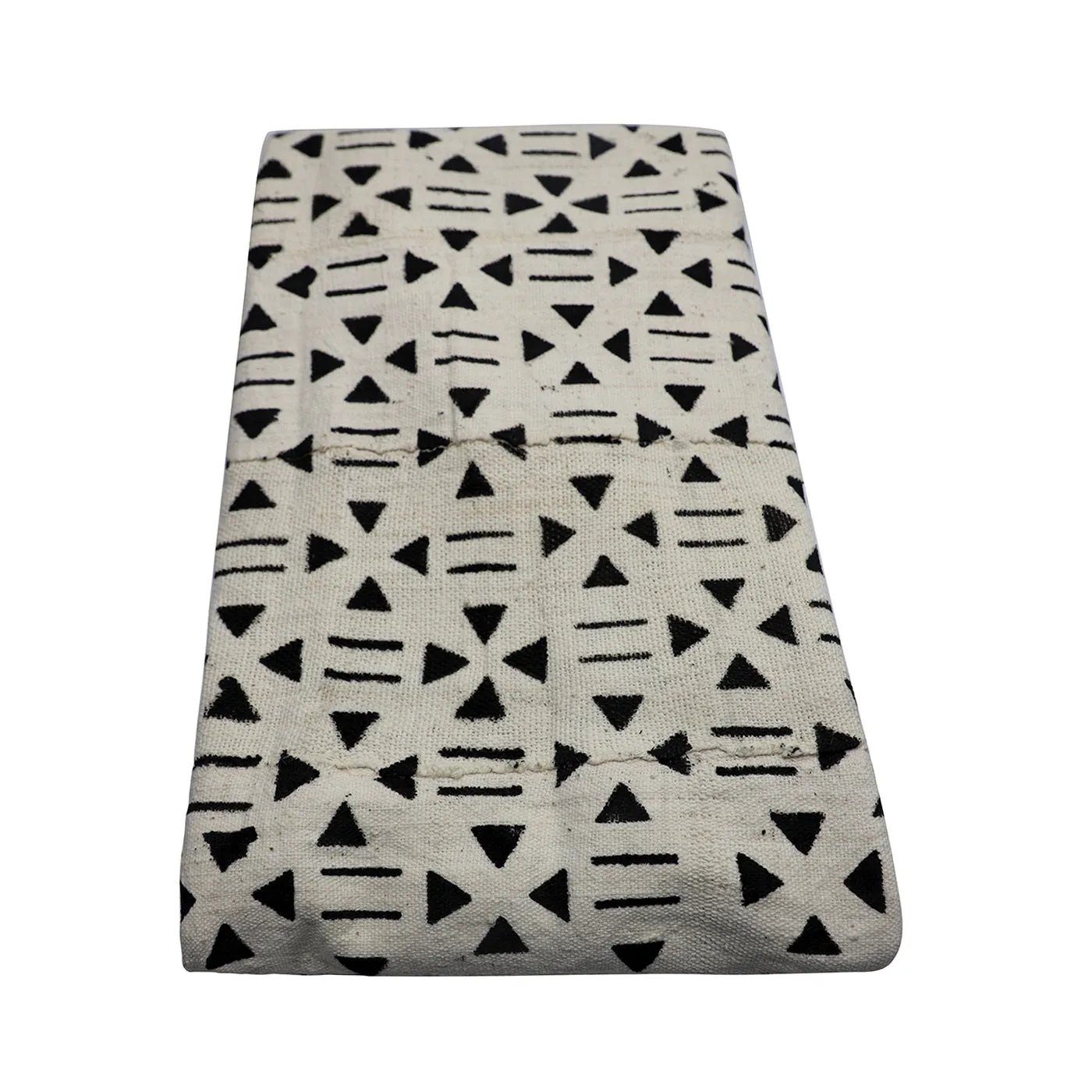 Mud Cloth Textile | White