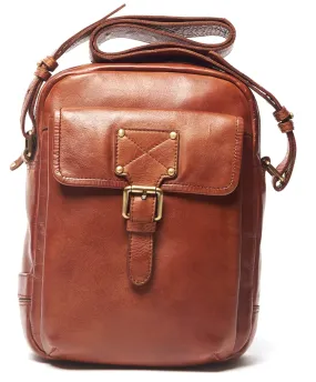 Neptune Sml Satchel - Brandy