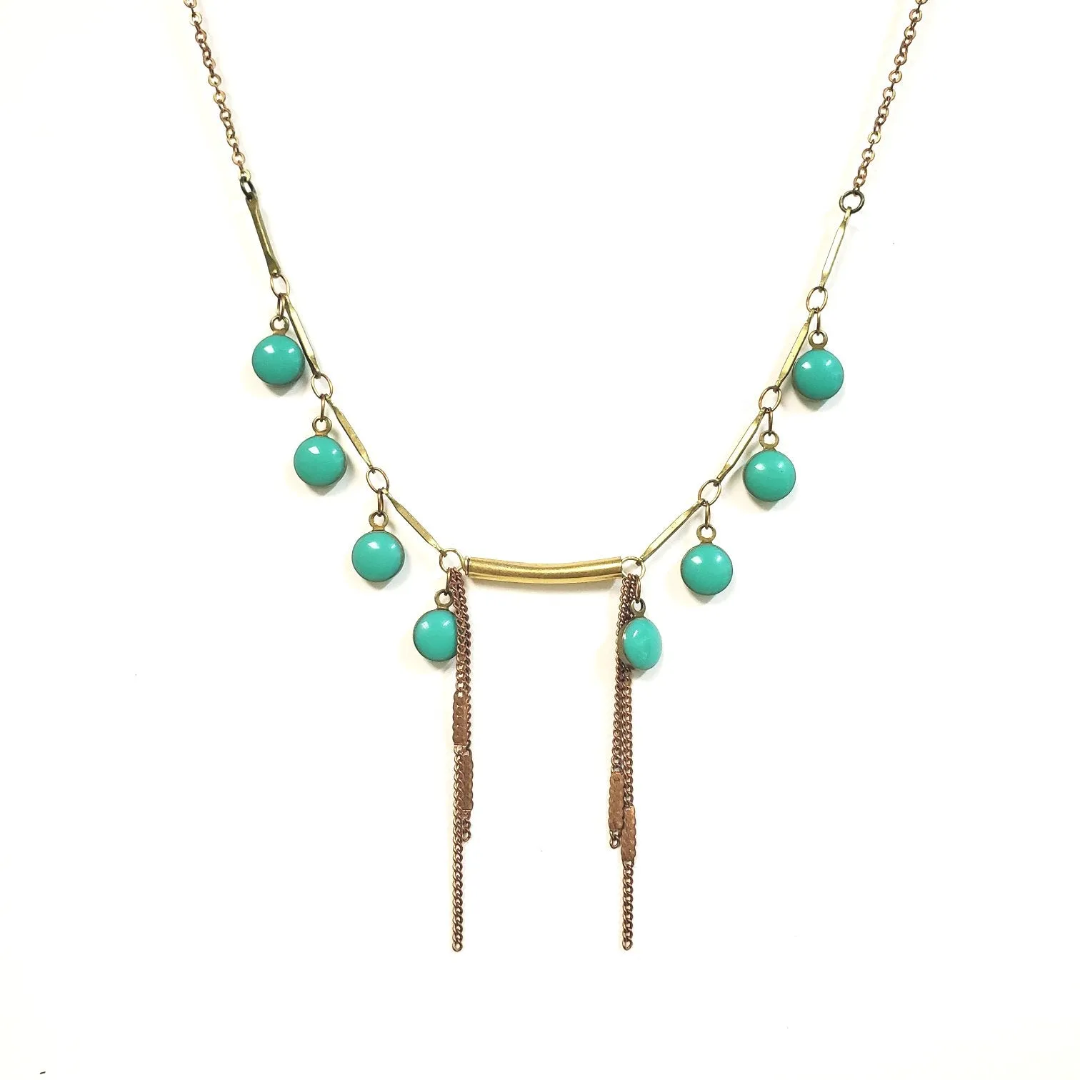 Pailette Fringe Necklace - more colors available