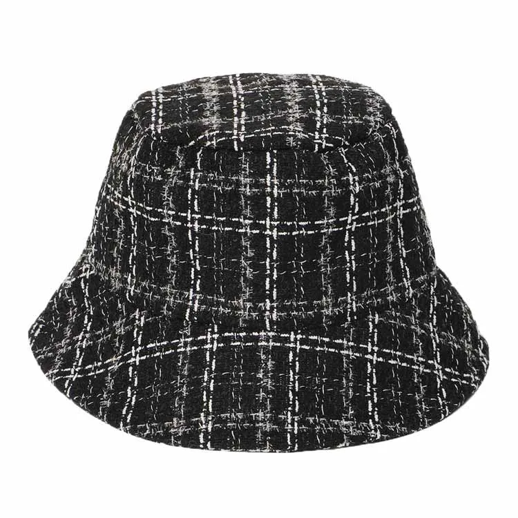 Plaid Check Patterned Bucket Hat