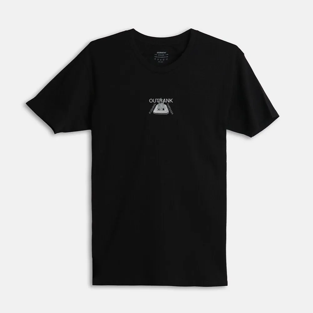 Pushing Through All Oppositions Embroidered T-Shirt