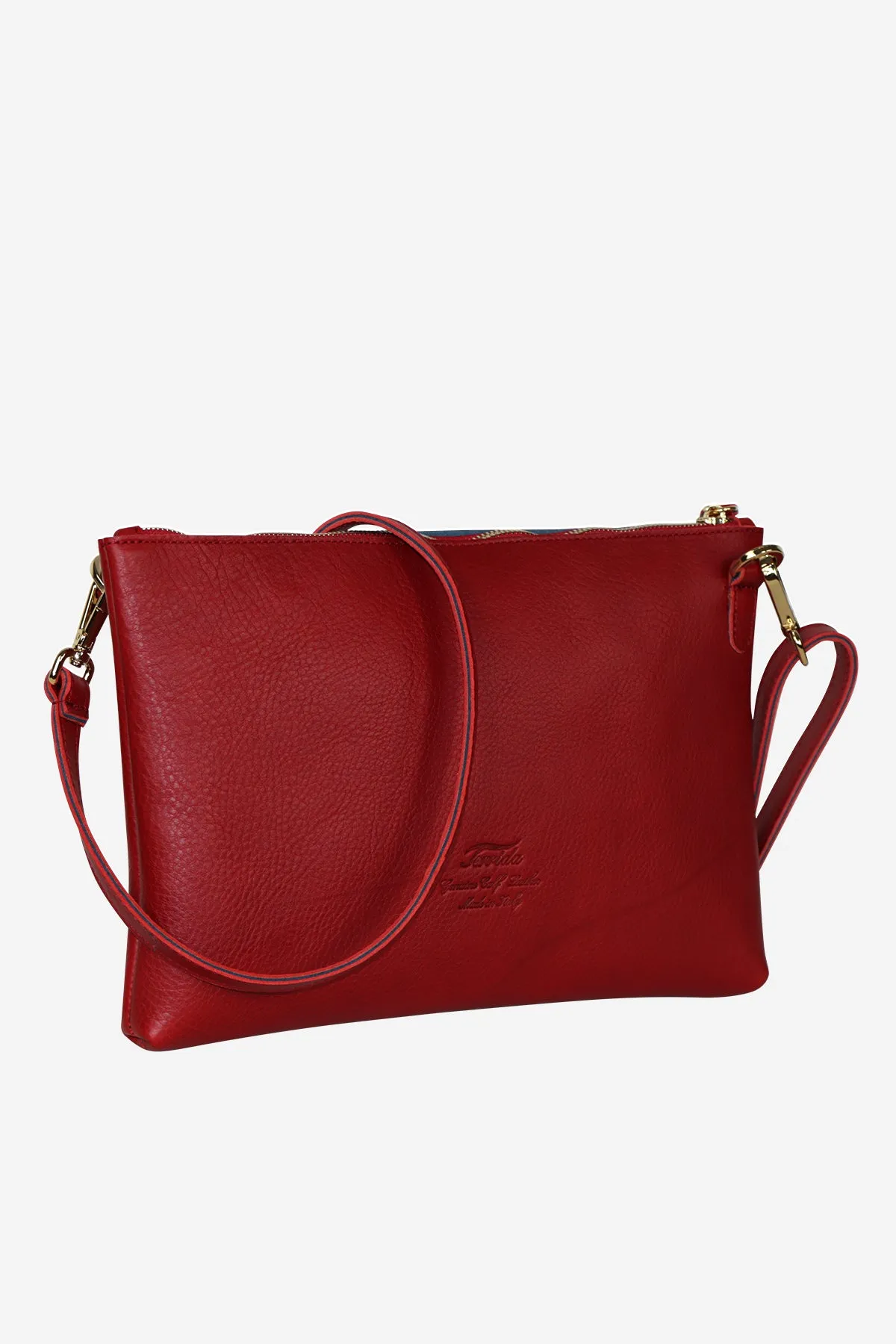 Red Leather Shiny Bag