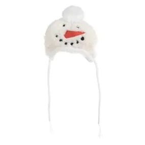 Snowman Wool Beanie Dog Hat