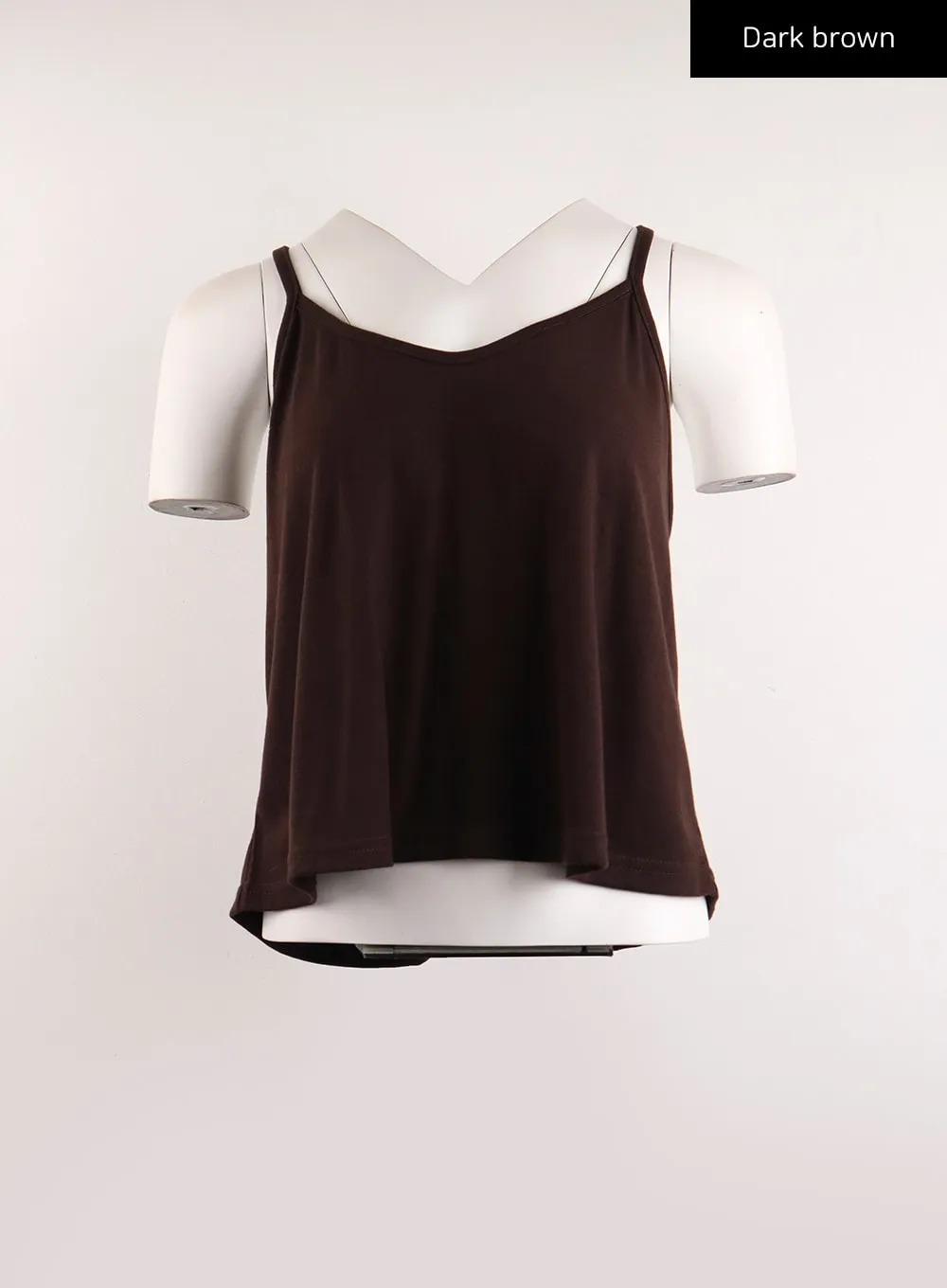 Solid V-Neck Cami Top IJ411