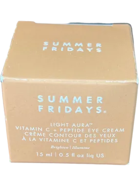 Summer Fridays Light Aura Vitamin C   Peptide Eye Cream 15 ml