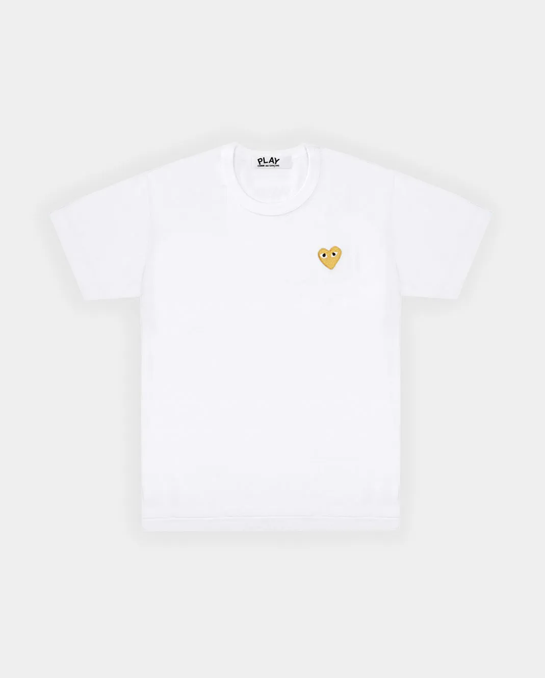 T215 GOLD HEART T-SHIRT / WHITE