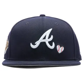 Team Heart 59FIFTY Fitted - Atlanta Braves