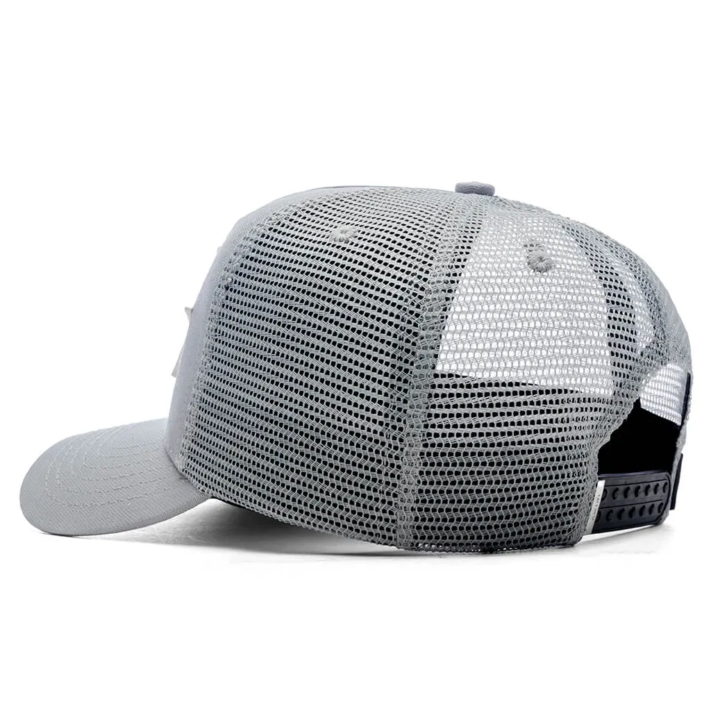 Three Star Trucker Hat - Grey