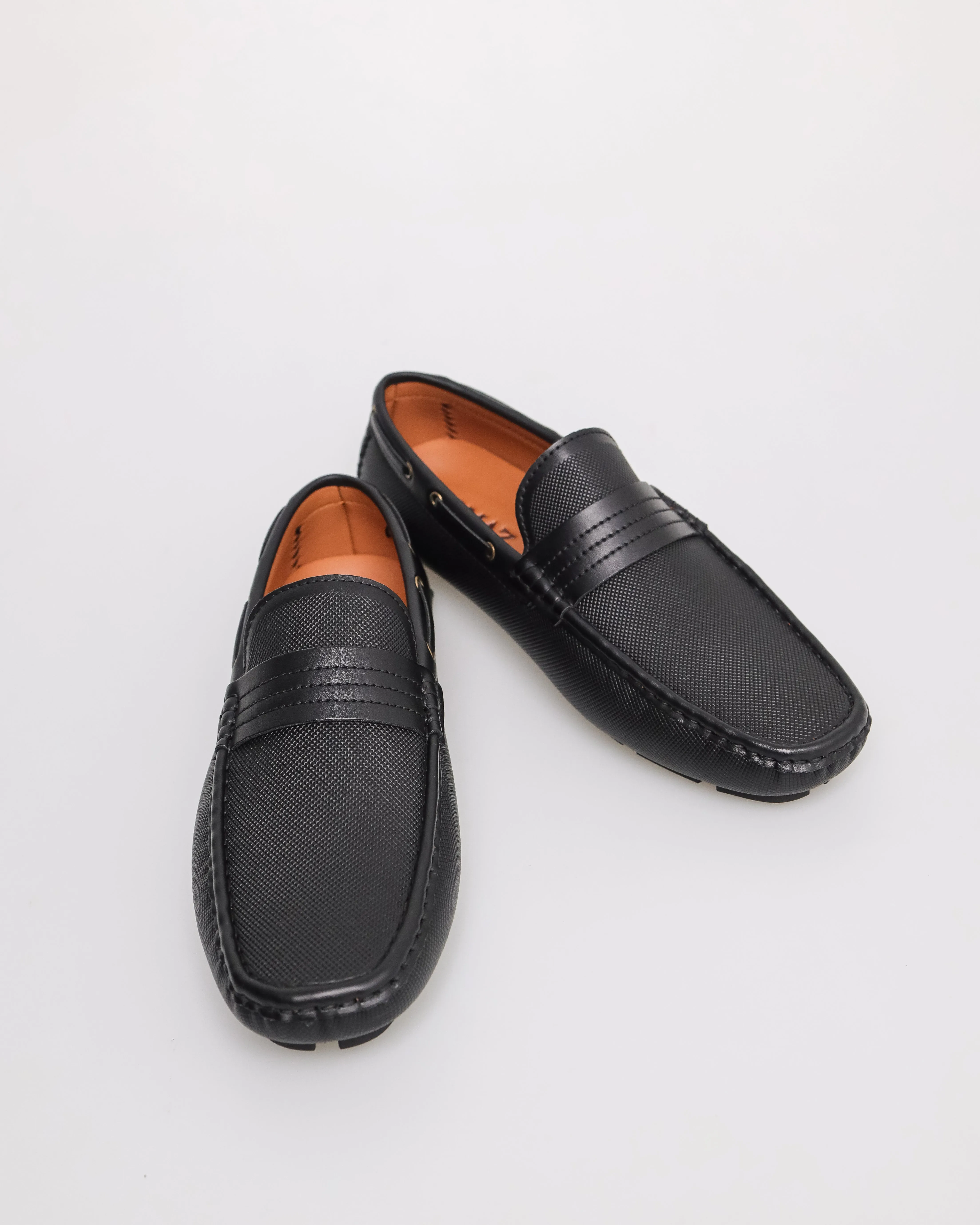 Tomaz C496 Men's Penny Moccasins (Black)