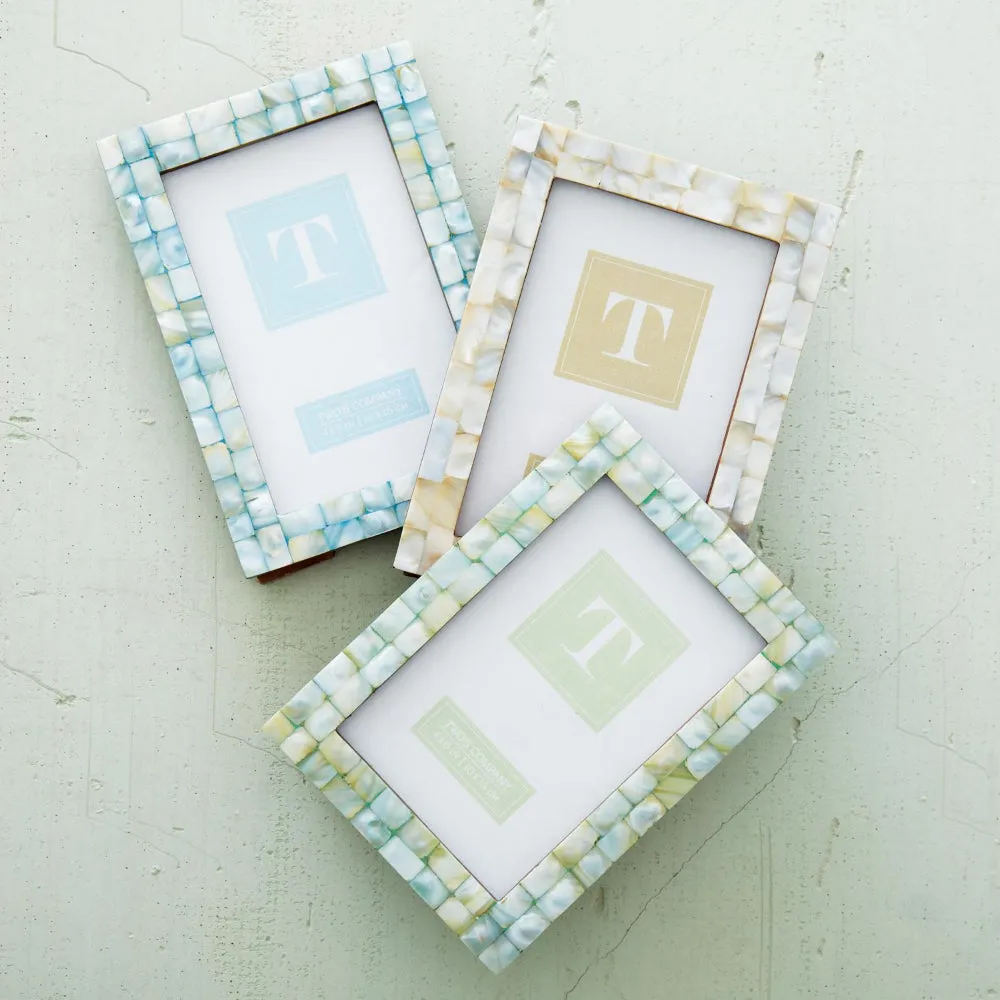 Two's Company Mother of Pearl Photo Frame - 4X6