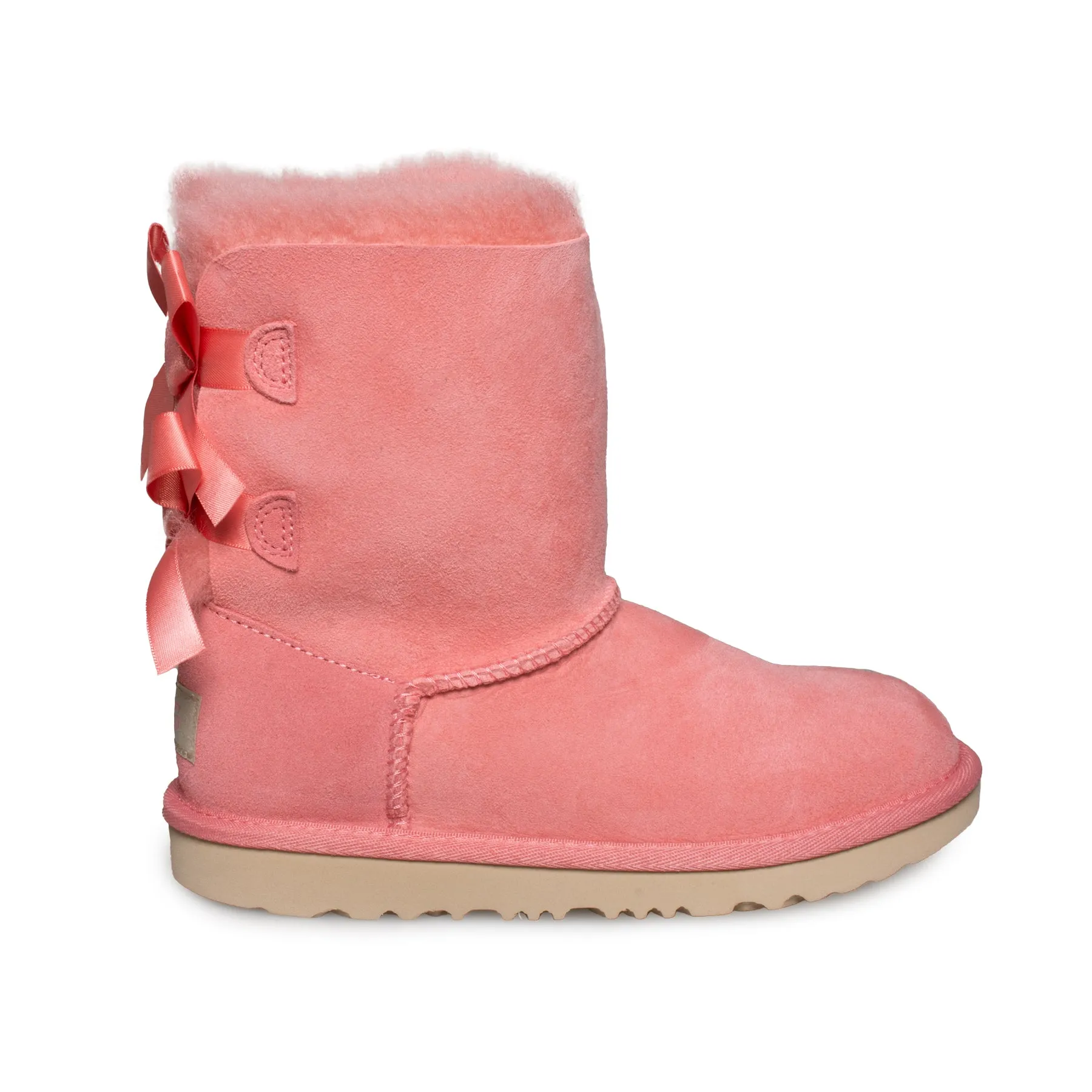 UGG Bailey Bow II Pink Blossom Boots - Youth