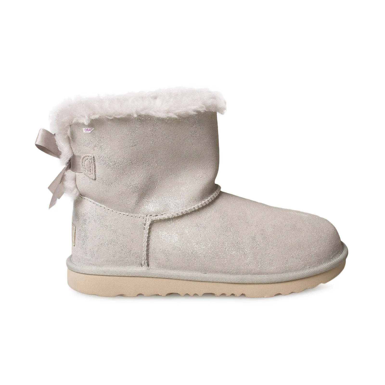 UGG Mini Bailey Bow Shimmer Goat Boots - Youth