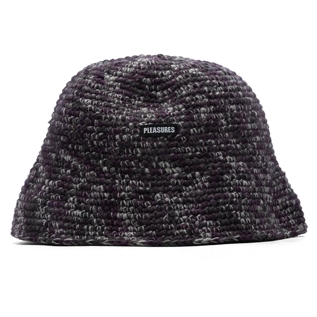 Vacation Knit Bucket Cap - Grey