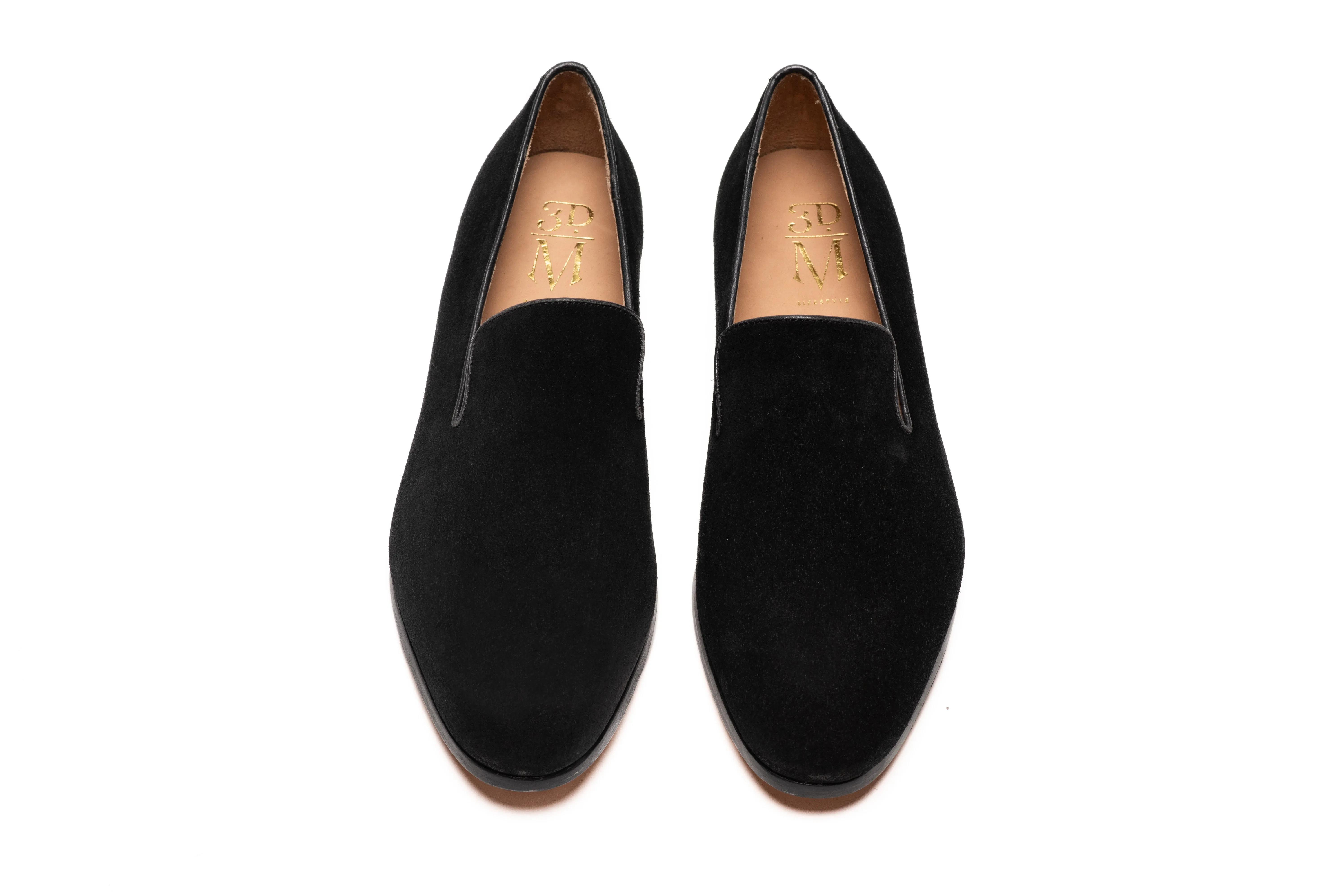 Venetian Loafer - Black Suede