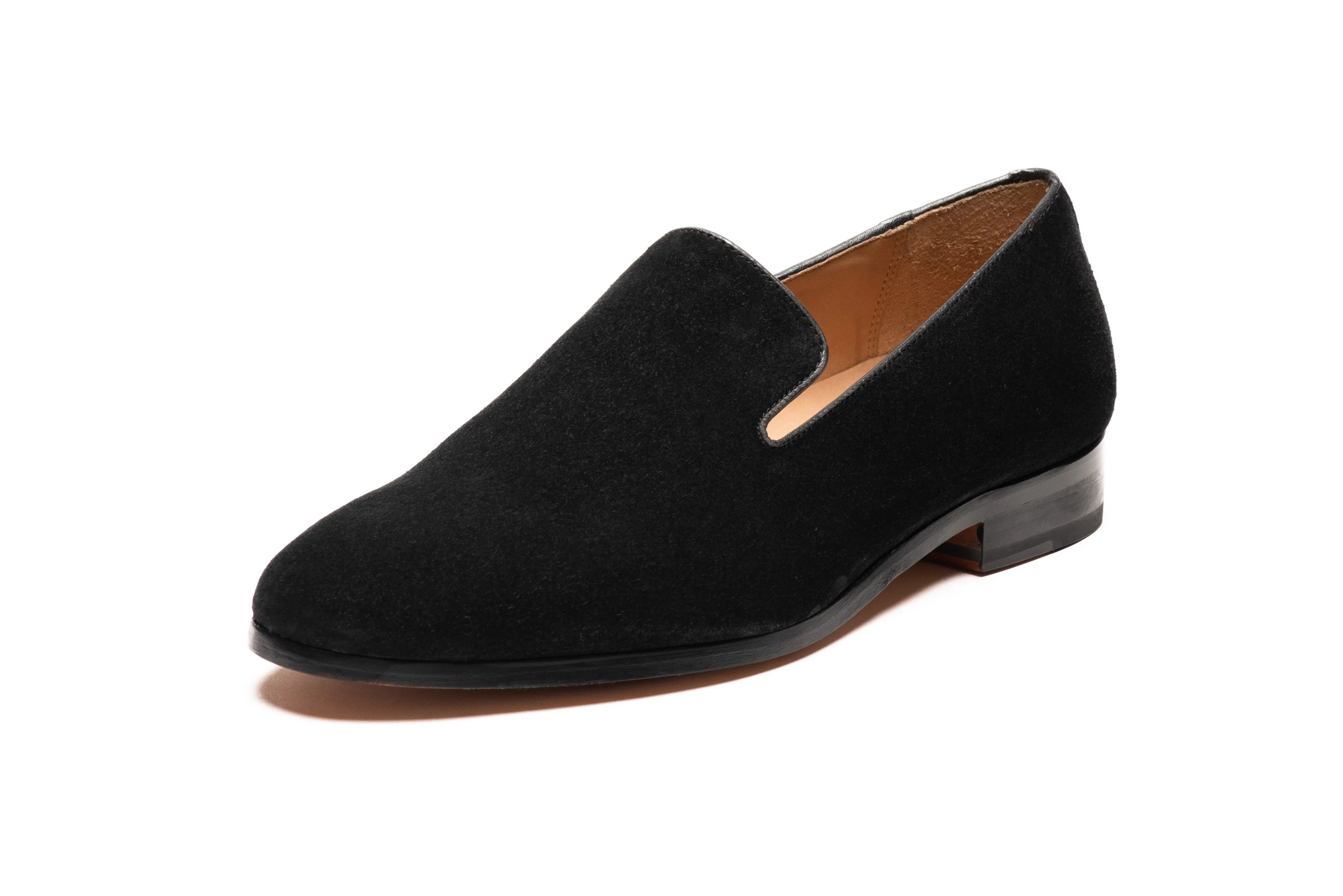 Venetian Loafer - Black Suede