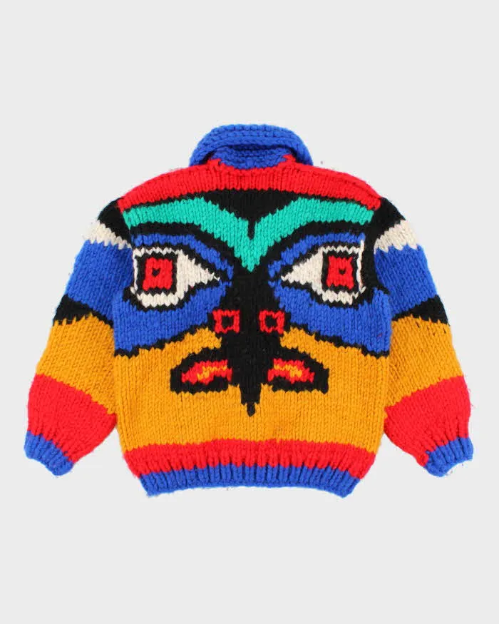 Vintage 80's Men's Longhouse Wool Zip-Up - M