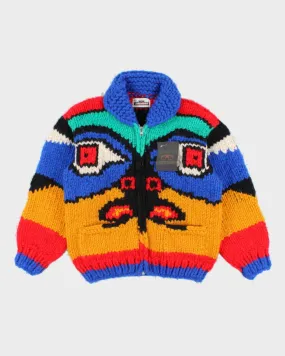 Vintage 80's Men's Longhouse Wool Zip-Up - M