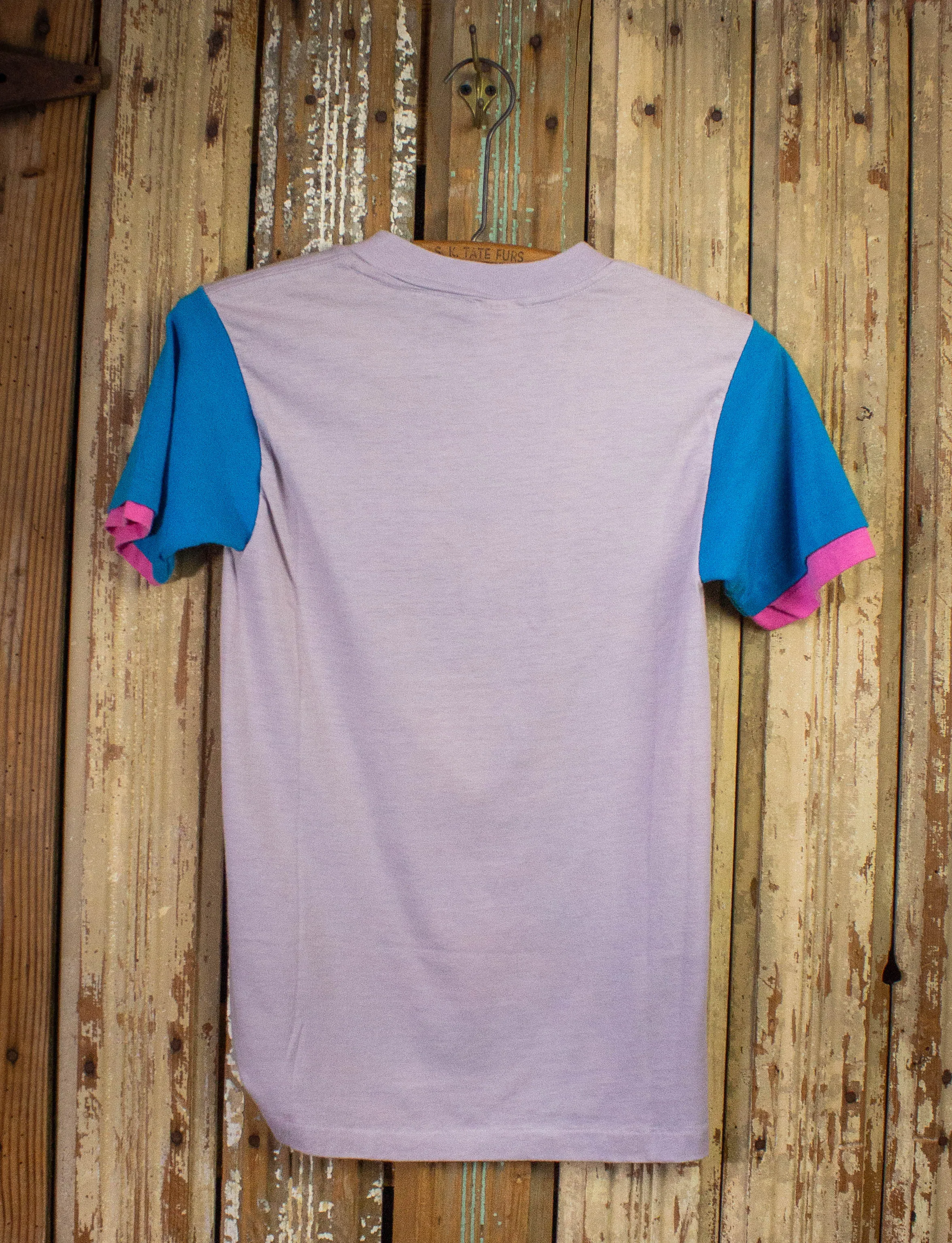 Vintage Mystic Graphic T Shirt 80s Purple/Blue/Pink XS