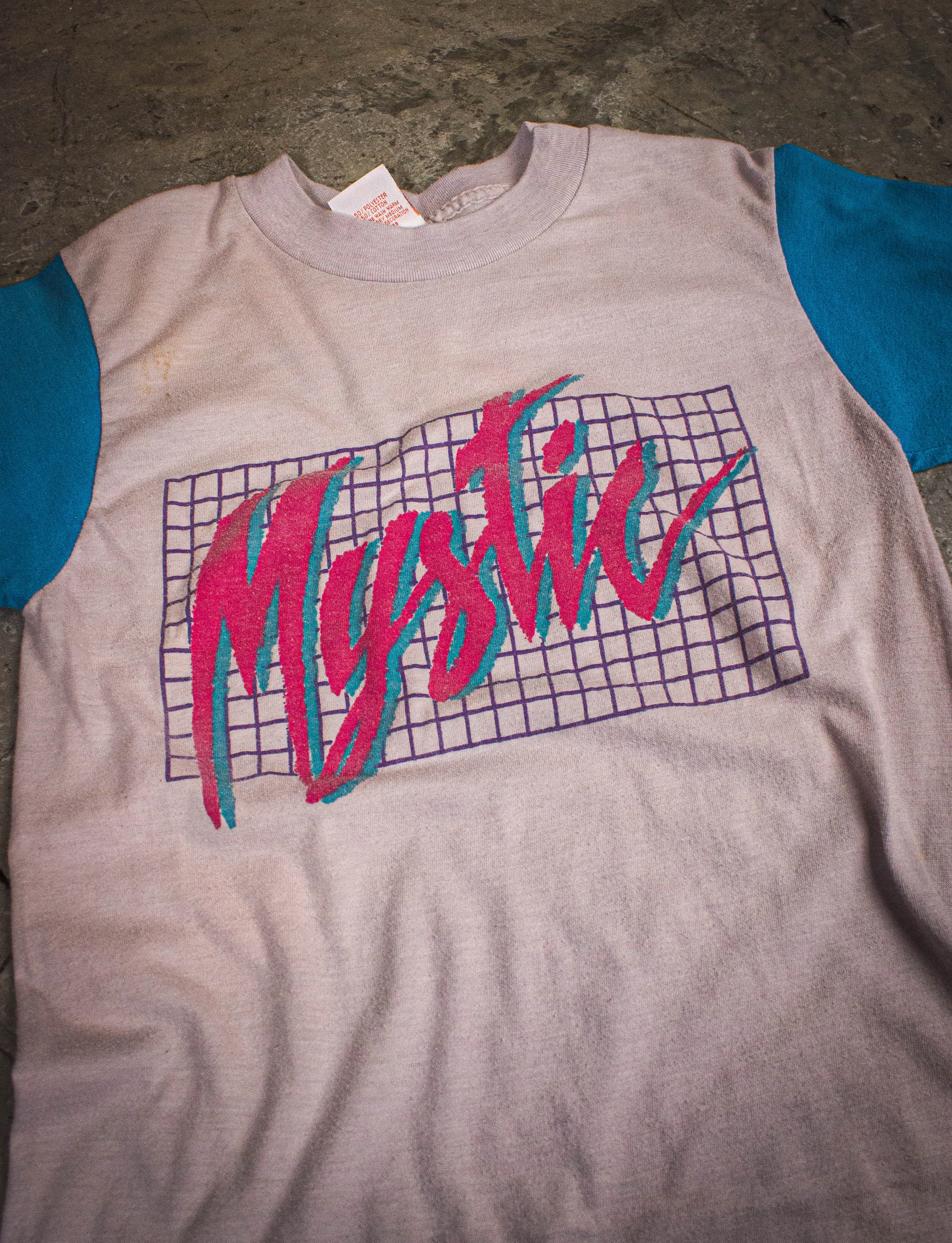 Vintage Mystic Graphic T Shirt 80s Purple/Blue/Pink XS