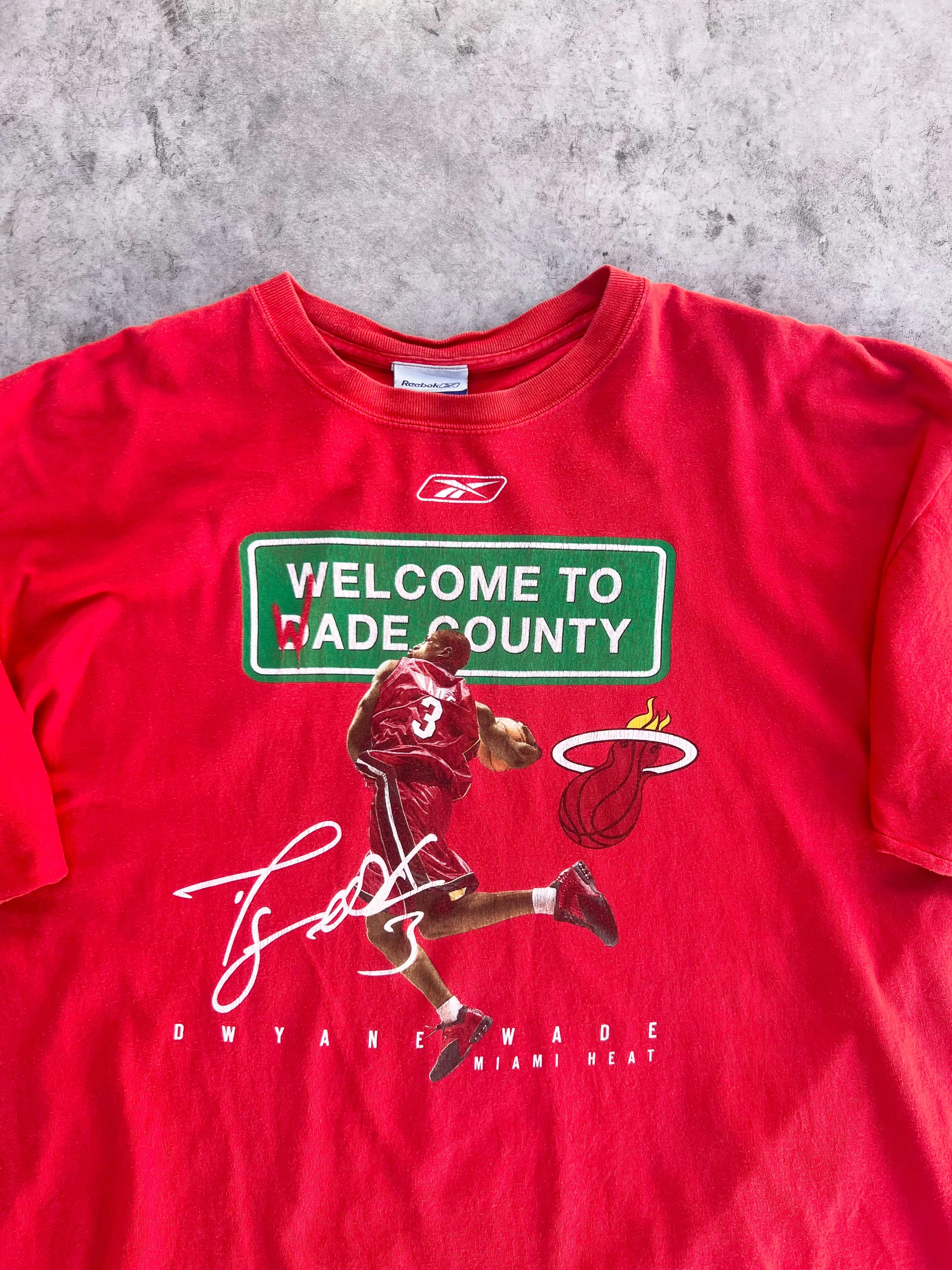 Vintage Reebok Dwyane Wade Country Miami Heat Tee (XL)