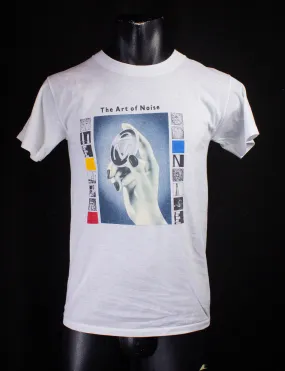 Vintage The Art Of Noise In Visible Silence Concert T Shirt 1986 White Small