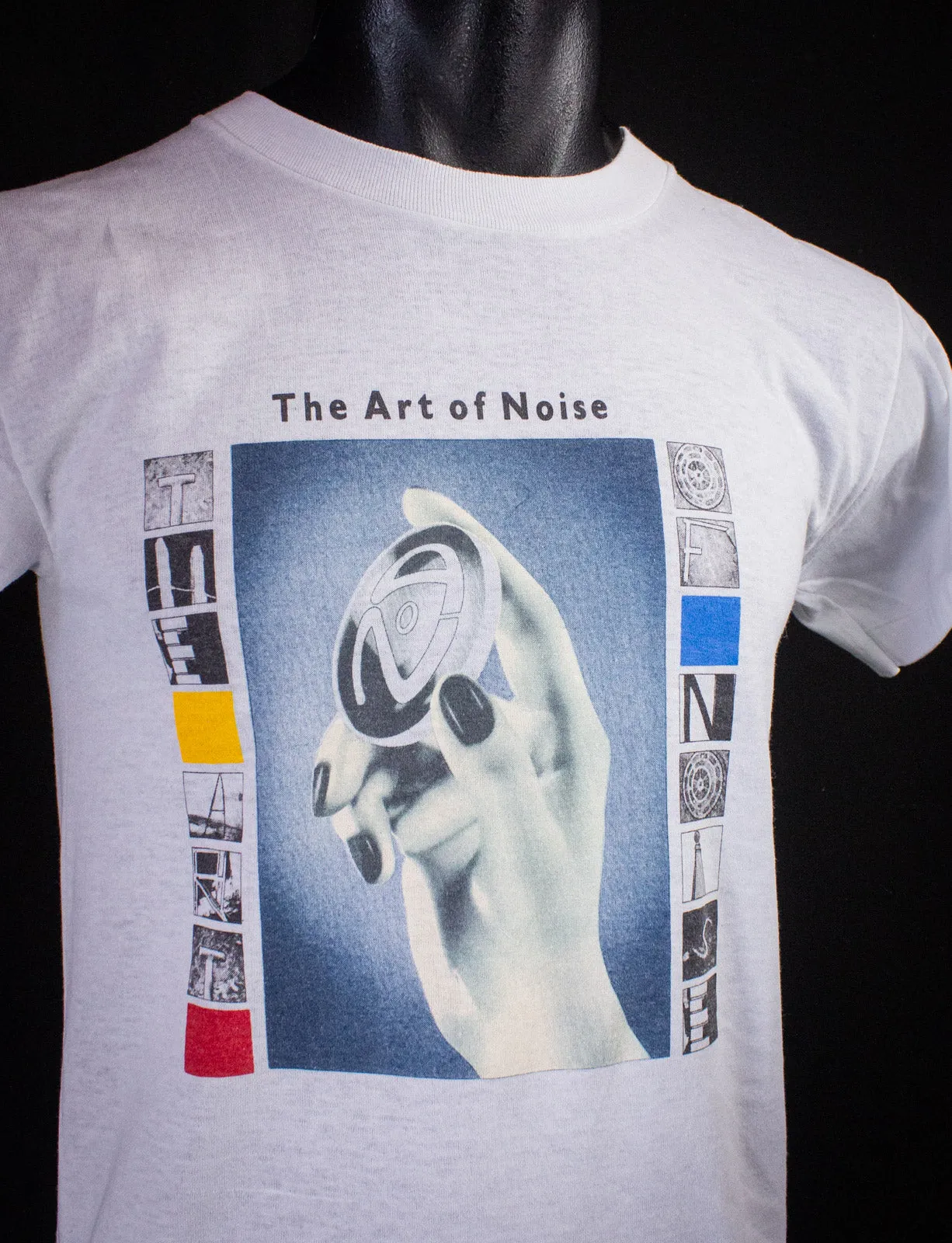 Vintage The Art Of Noise In Visible Silence Concert T Shirt 1986 White Small