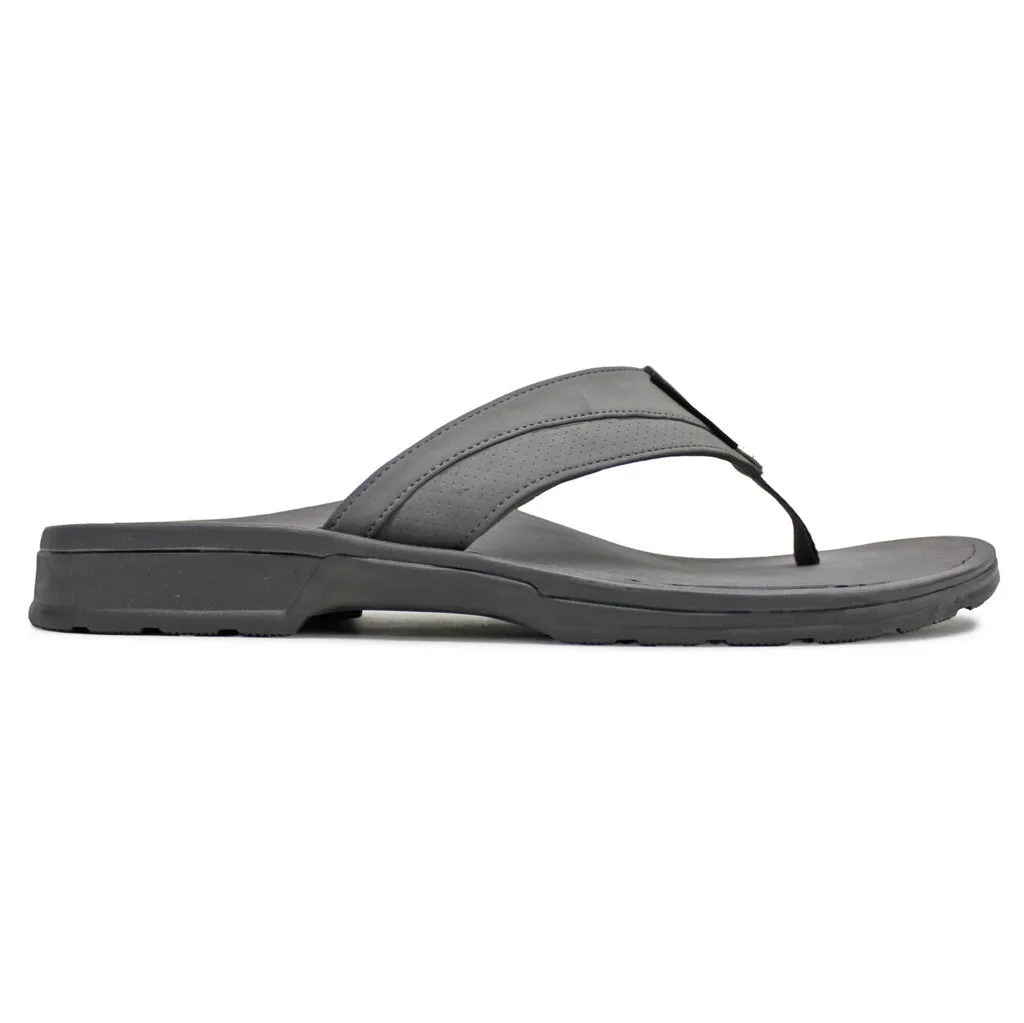 Wyatt Textile Synthetic Men's Flats Toe Post Sandals