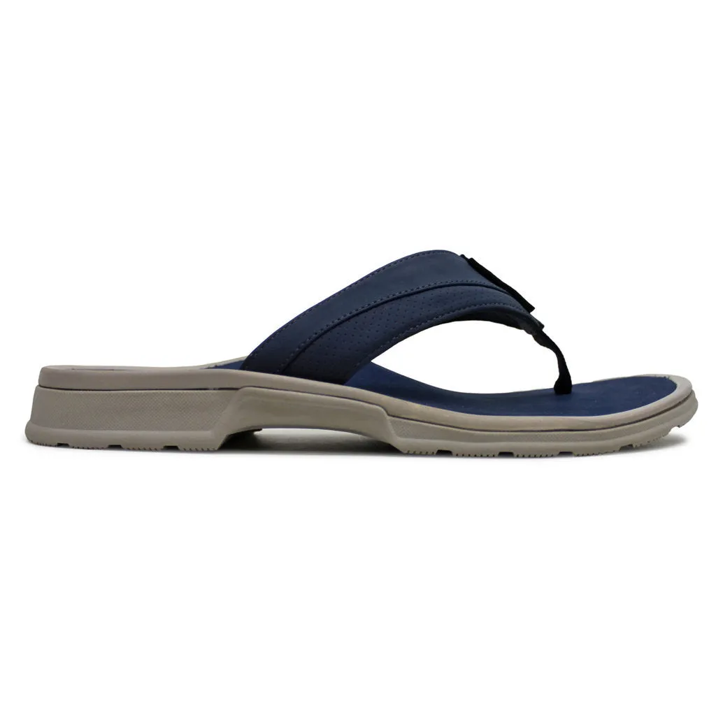 Wyatt Textile Synthetic Men's Flats Toe Post Sandals